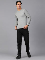 Kotty Men Solid Round Neck T-shirt