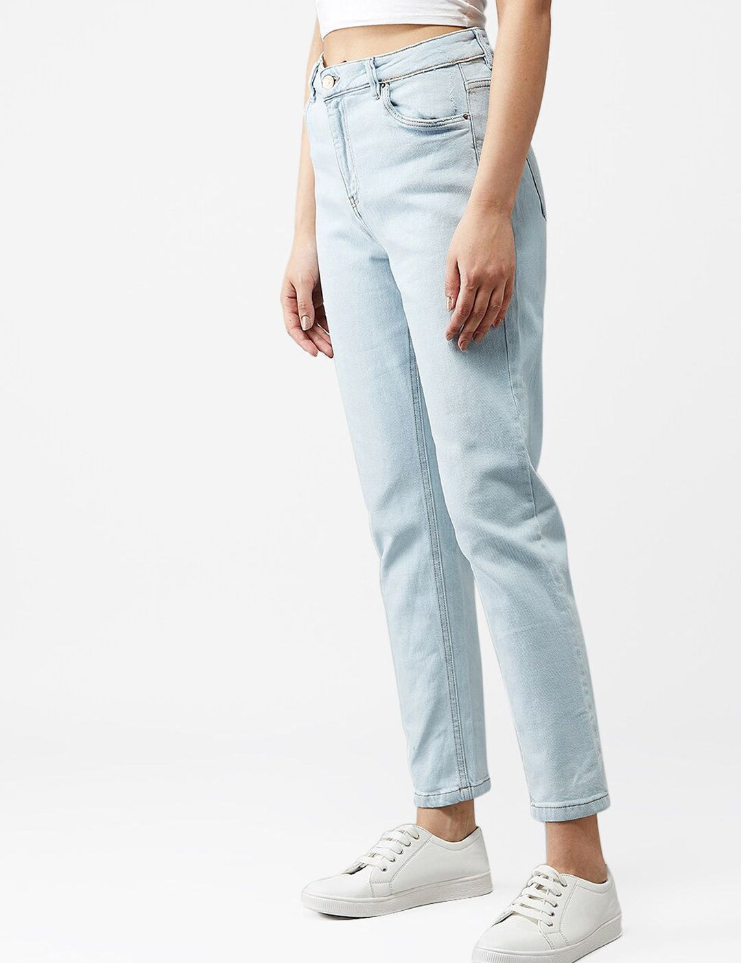 Kotty Women Blue Regular Fit High-Rise Clean Look Jeans