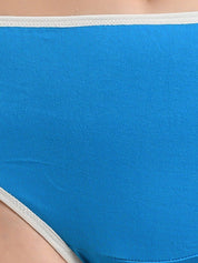 Kotty Women Blue Solid Hipster Briefs KTTWOMENSPANTY04
