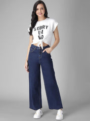 Kotty Women Pack Of 2 Jean Flared High-Rise Stretchable Jeans