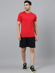 Kotty Men Black Mid-Rise Regular Shorts