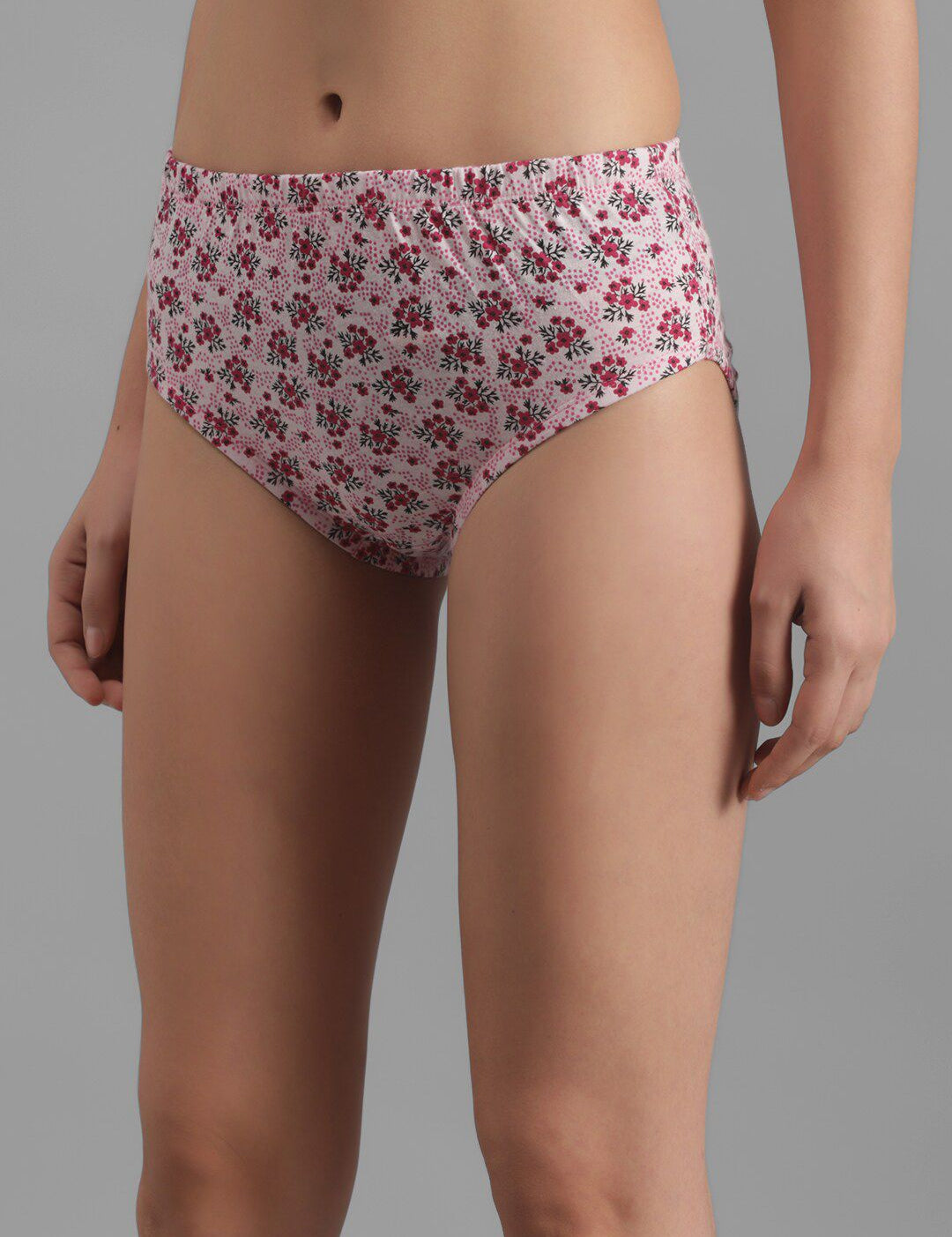 Kotty Women Pink & White Printed Hipster Briefs KTTWOMENSPANTY376