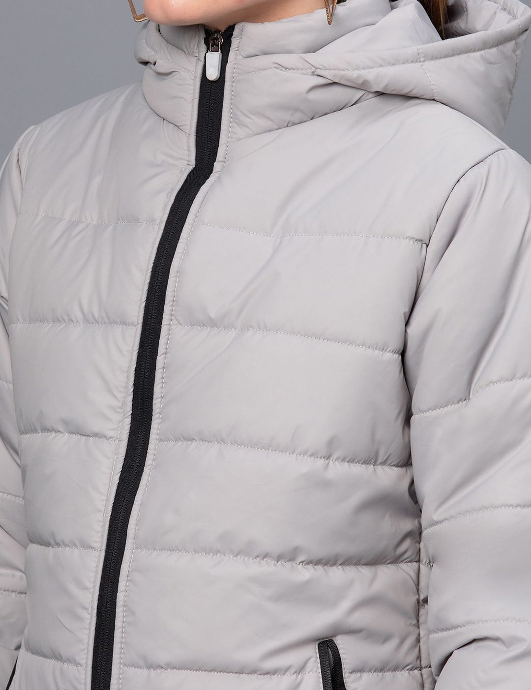 Kotty Women Hooded Longline Puffer Jacket