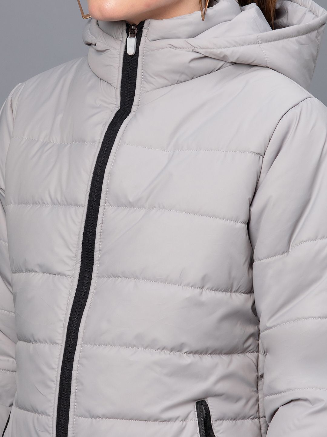 Kotty Women Hooded Longline Puffer Jacket