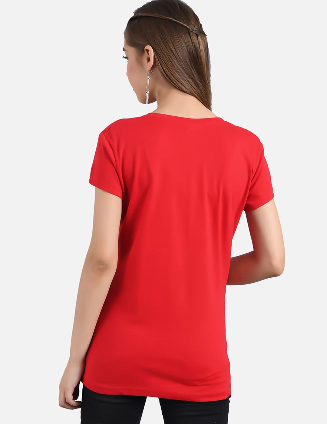 Kotty Women Pack Of 2 Printed Round Neck T-shirt