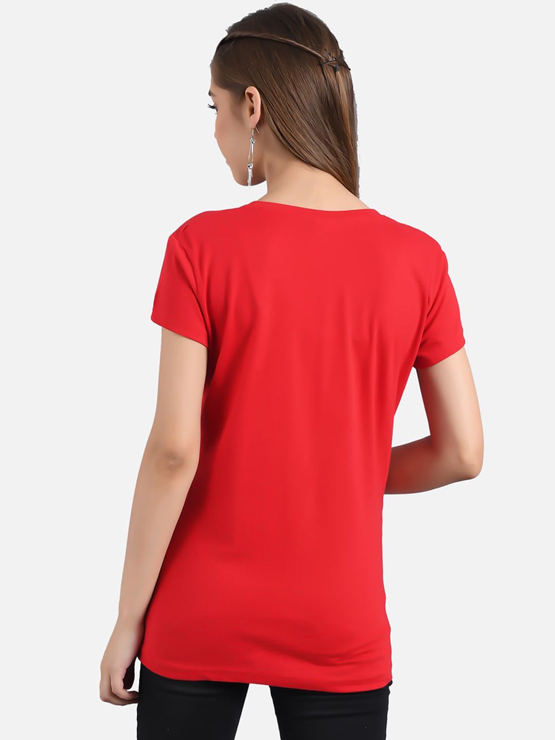 Kotty Women Pack Of 2 Printed Round Neck T-shirt