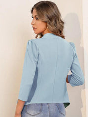Kotty Collarless Open Front Jacket