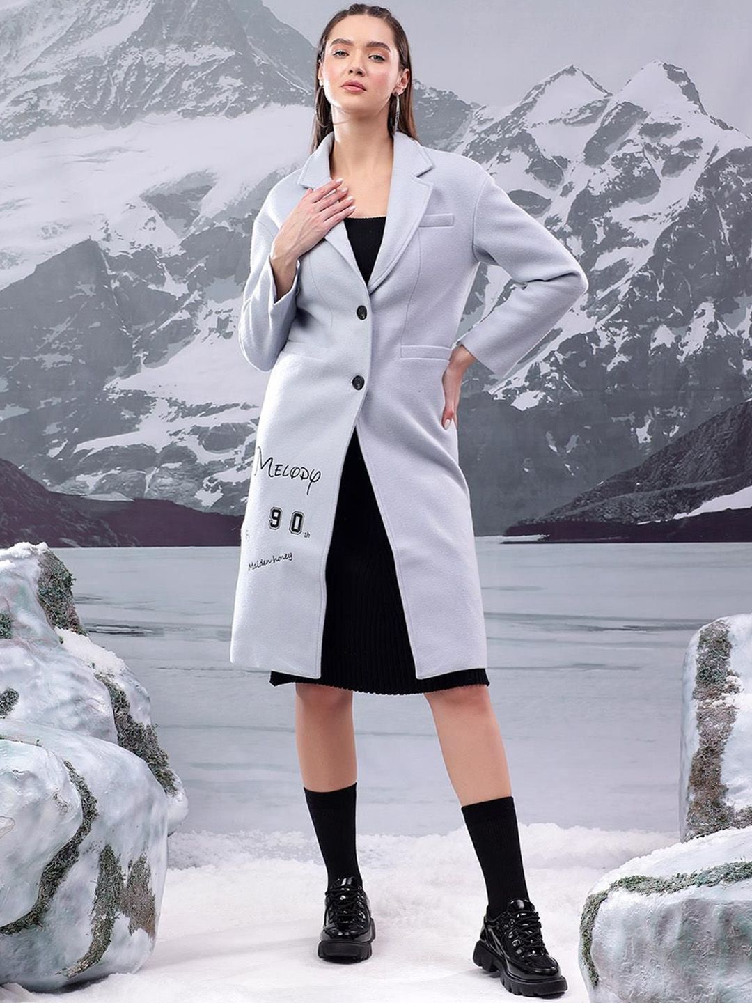 Kotty Women Single-Breasted Overcoat