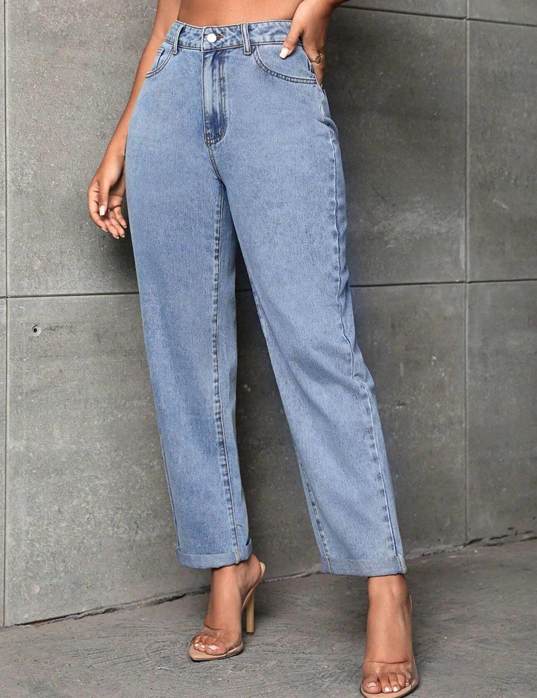 Kotty Women Jean High-Rise Heavy Fade Stretchable Cotton Jeans