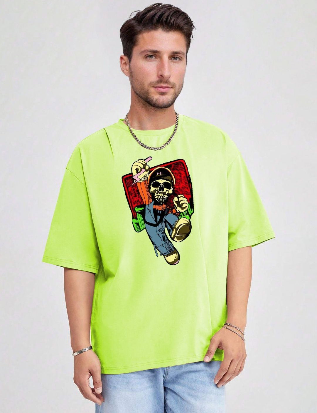 Kotty Oversized Printed Applique T-shirt