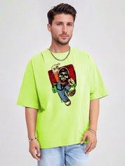 Kotty Oversized Printed Applique T-shirt