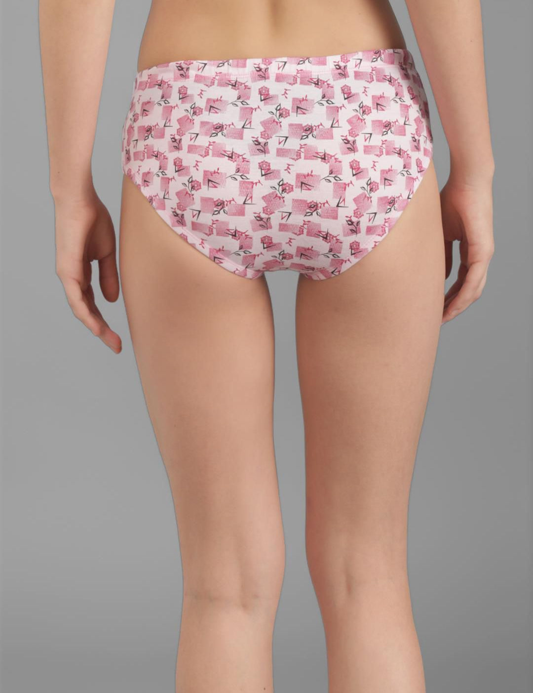 Kotty Women Pack Of 3 Floral Printed Cotton Hipster Briefs