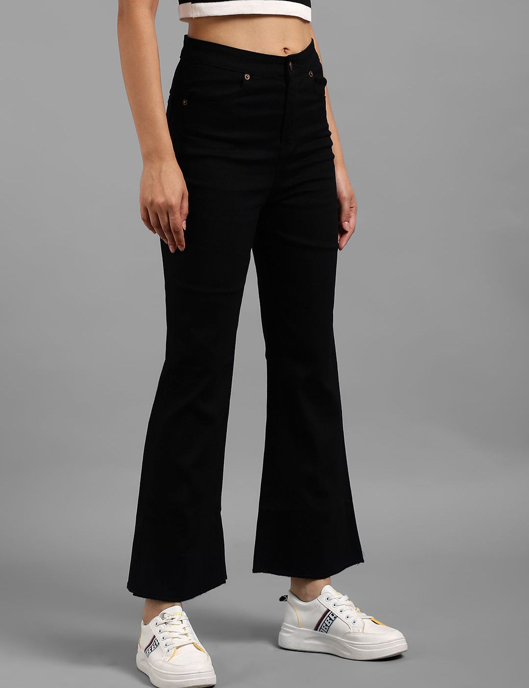 Kotty Women Flared High-Rise Stretchable Jeans