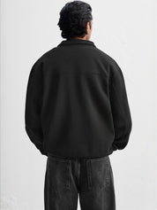 Kotty Men Shirt Collar Cotton Sweatshirt