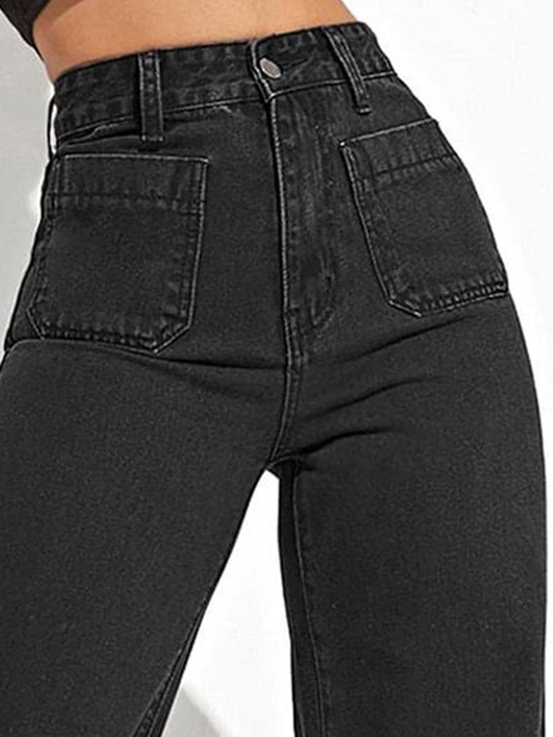 Kotty Women Straight Fit High-Rise Stretchable Jeans