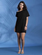 Kotty Women One Shoulder A-Line Dress