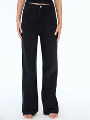 Kotty Women Jean Wide Leg High-Rise Stretchable Jeans