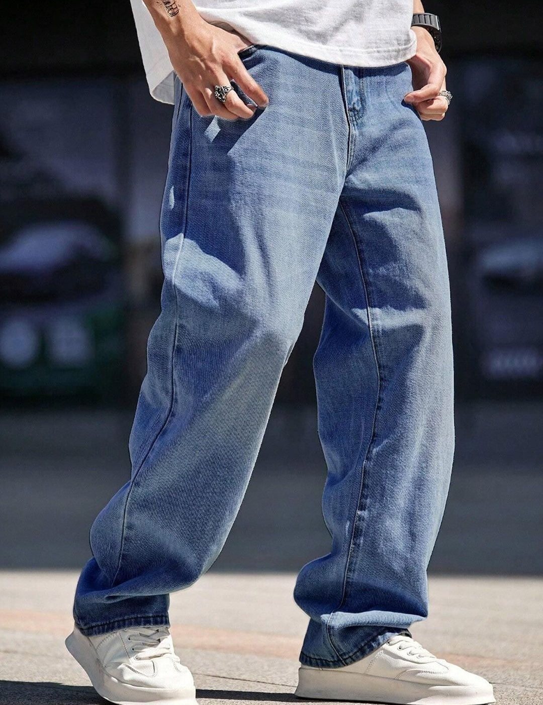 Kotty Men Regular Fit Low-Rise light Fade Stretchable Jeans