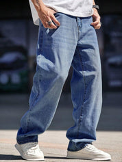 Kotty Men Regular Fit Low-Rise light Fade Stretchable Jeans