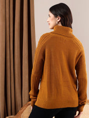 Kotty Women Cable Knit Pullover Sweater