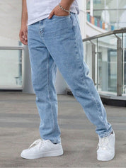 Kotty Men Straight Fit Low-Rise Stretchable Jeans