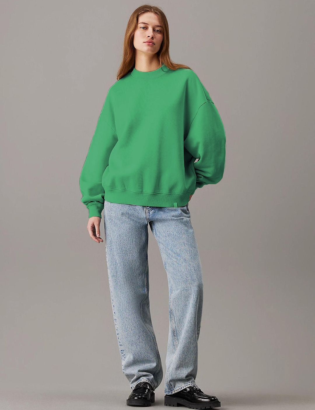 Kotty Women Round Neck Oversized Sweatshirt