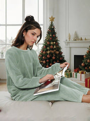 Kotty Women Round Neck T-shirt and Pyjamas Night suit