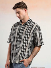 Kotty Men  Striped Casual Shirt