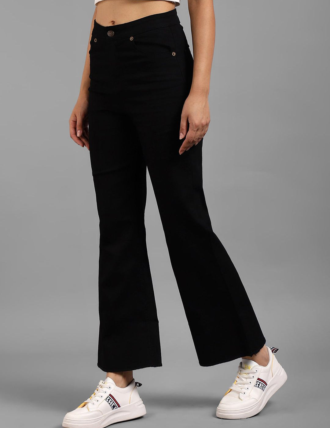 Kotty Women Pack Of 2 Jean Flared High-Rise Stretchable Jeans