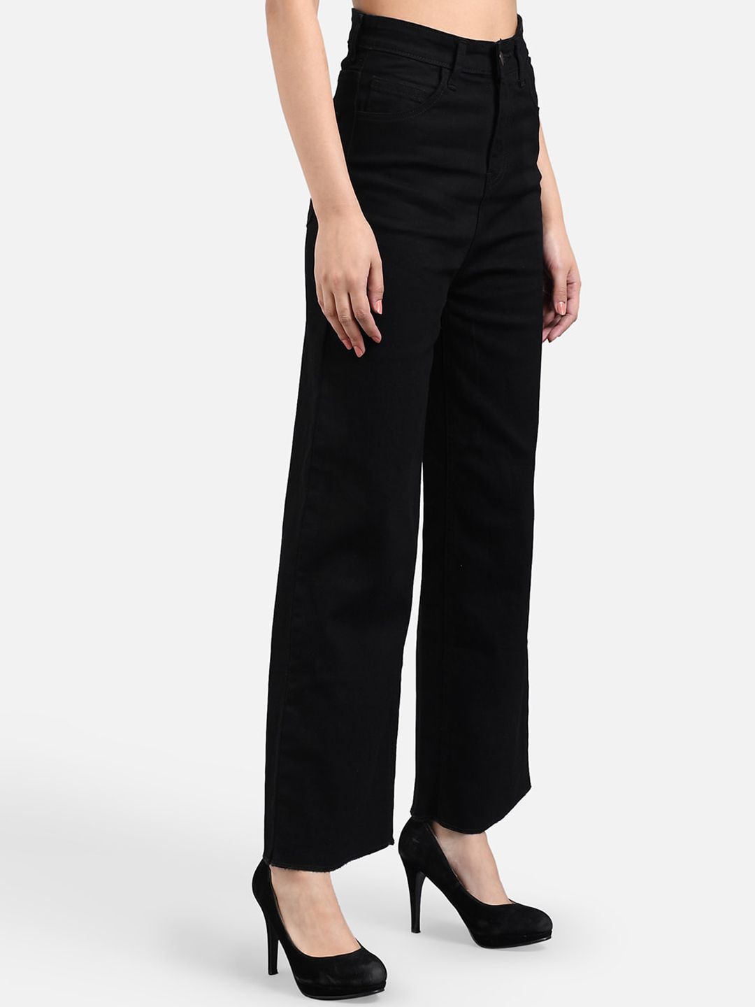 Kotty Women Pack Of 2 Jean Flared High-Rise Stretchable Jeans