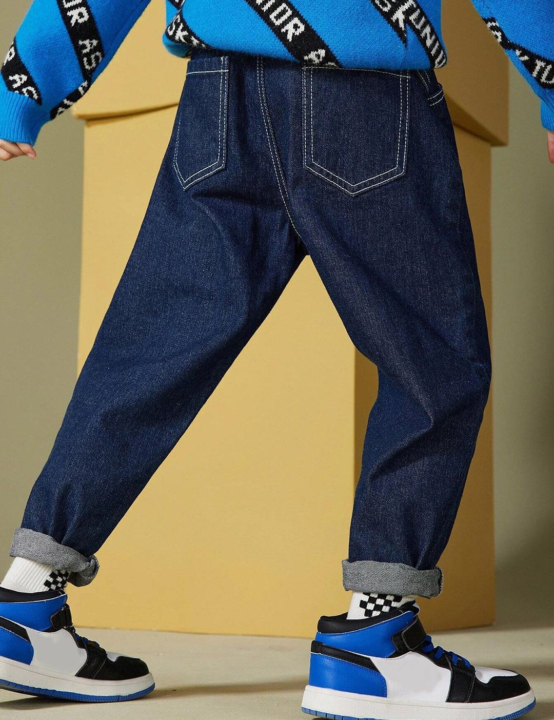 Kotty Boys Dark Shade Stretchable Joggers