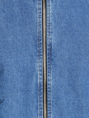 Kotty Men Blue Solid Denim Jacket