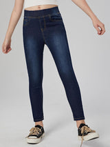 Kotty Girls Jean Skinny Fit Light Fade Clean Look Stretchable Jeans