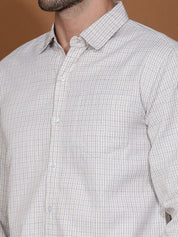 Kotty White New Spread Collar Casual Shirt