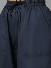 Kotty Women Blue High-Rise Easy Wash Joggers 