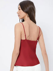 Kotty Cowl Neck Satin Top