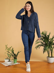 Kotty Women V-Neck Cardigan