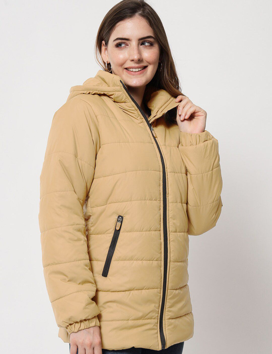 Kotty Hooded Longline Padded Jacket
