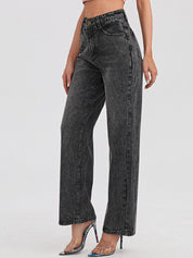 Kotty Women Jean Straight Fit High Rise Stretchable Jeans