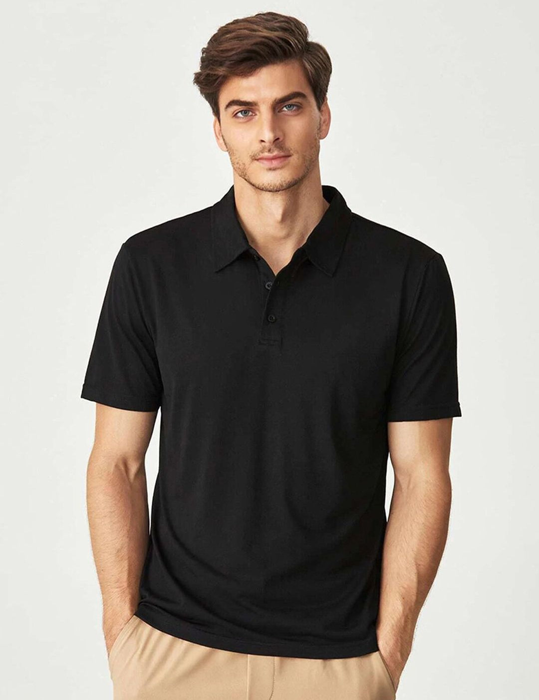 Kotty Polo Collar Cotton T-shirt