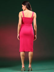 Stylecast X KOTTY Basics Shoulder Straps Bodycon Dress