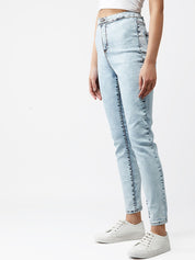 Kotty Women Blue Skinny Fit High-Rise Clean Look Jeans
