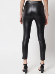 Kotty Women Black Relaxed Skinny Fit Trousers