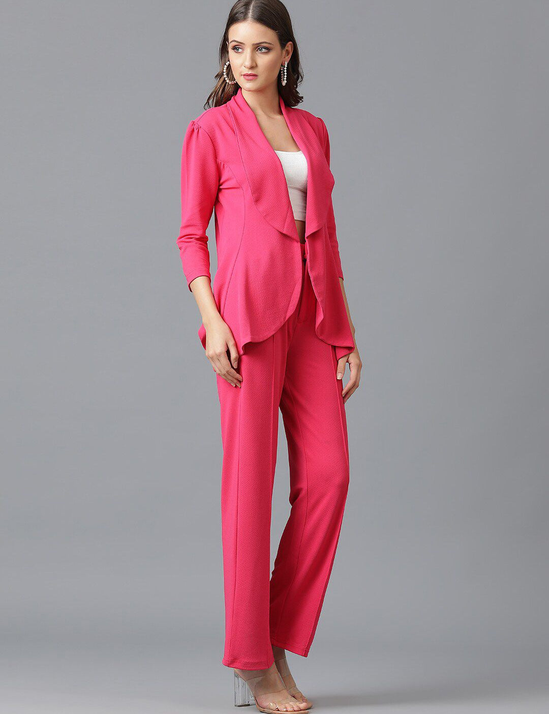 KOTTY BIZwear Shawl Neck Coat With Trouser