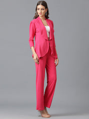 KOTTY BIZwear Shawl Neck Coat With Trouser