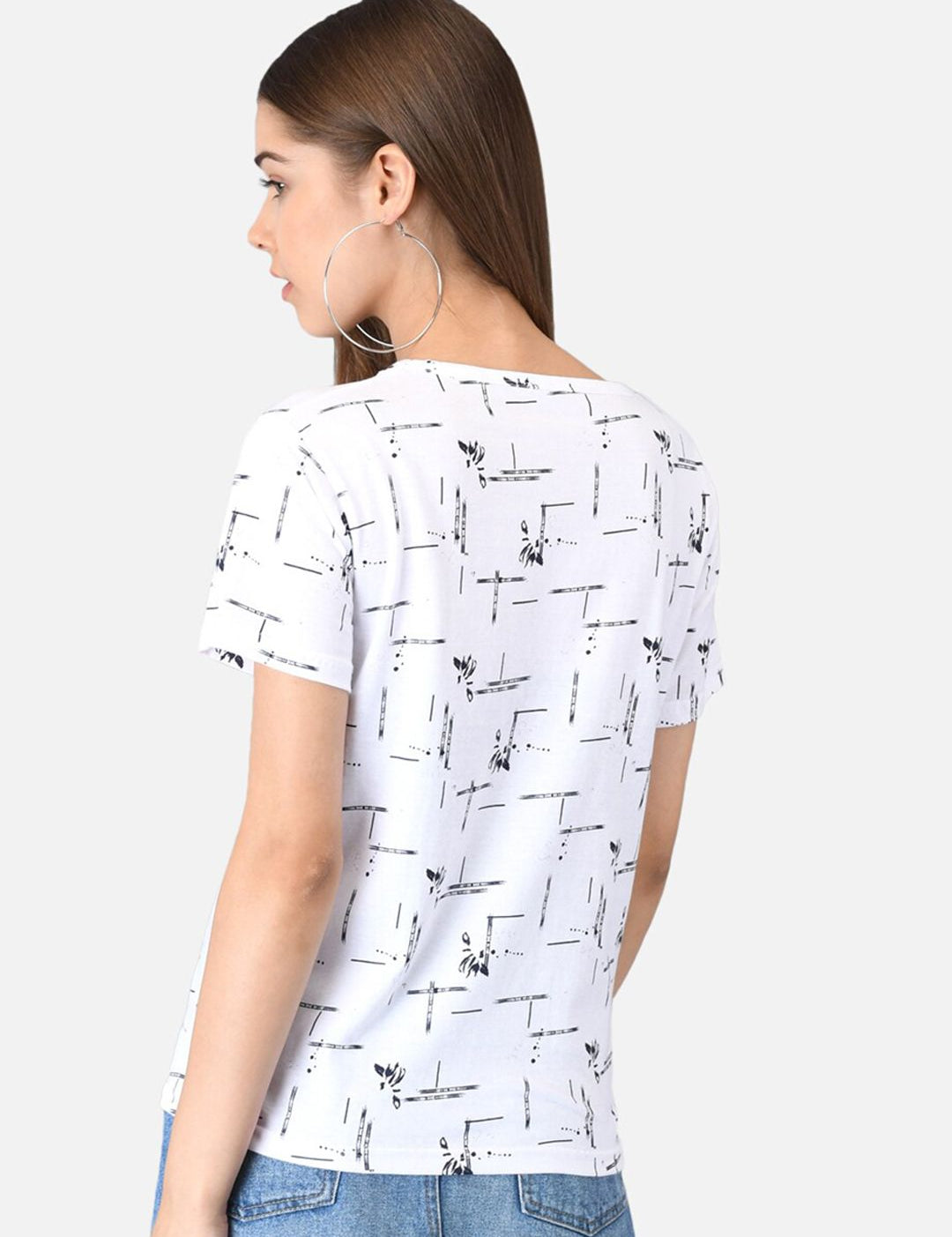 Kotty Women Pack Of 2 Printed Round Neck T-shirts