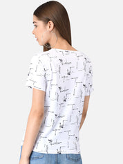 Kotty Women Pack Of 2 Printed Round Neck T-shirts