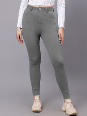 KOTTY Basics Women Skinny Fit High-Rise Mildly Distressed Stretchable Jeans