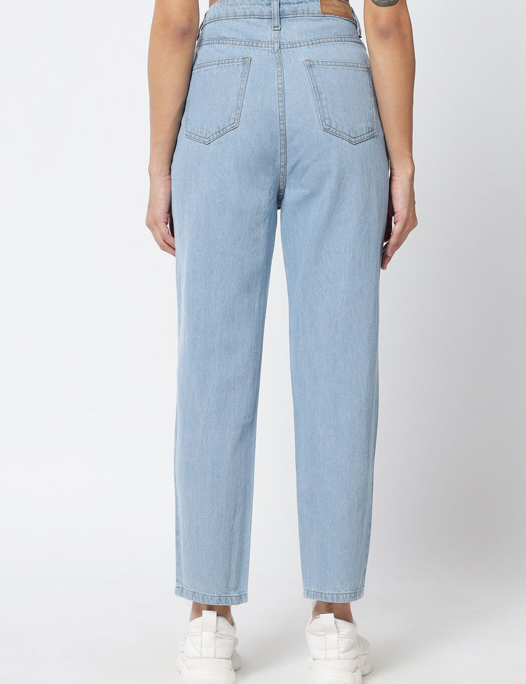 Kotty Women Blue Jean Straight Fit High-Rise Stretchable Jeans