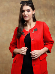 Kotty Women Long Sleeves Regular Fit Overcoat